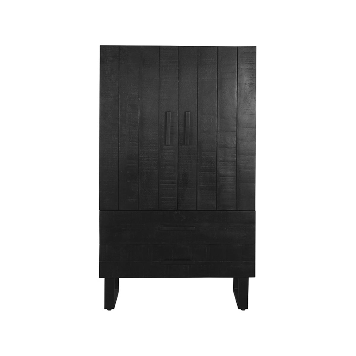 LABEL51 Bergkast Kast - Zwart - Mangohout - Hoge Kast